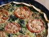 Spinach, Tomato and Feta Quiche