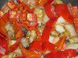 Acadia's Bell Pepper Onion Stir Fry. Photo by katii