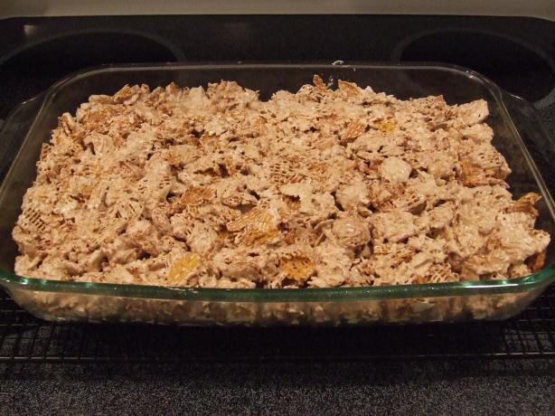 No-Bake Snickers Snack Bars-Use up That Leftover Halloween Candy. Photo by senseicheryl