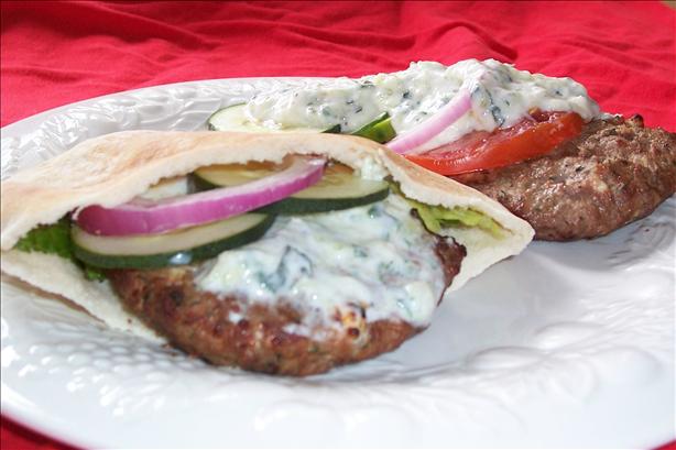 Lamb Burgers with Minted Tzatziki. Photo by *Parsley*