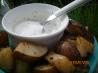 Awesome Roasted Potatoes With Sour Cream Dip