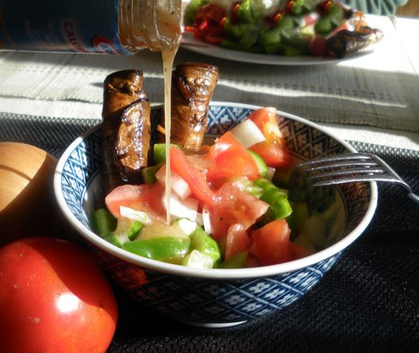 Fresh Tomato And Cucumber Salad. Photo by Bergy