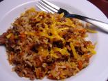 Cheesy Beef and Rice Bake