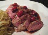Duck Breasts With Cranberries & Honey Sauce