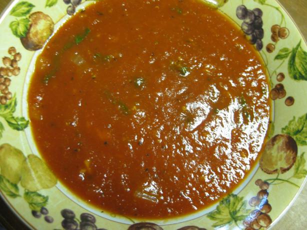 Tomato Basil Soup. Photo by Charlotte J