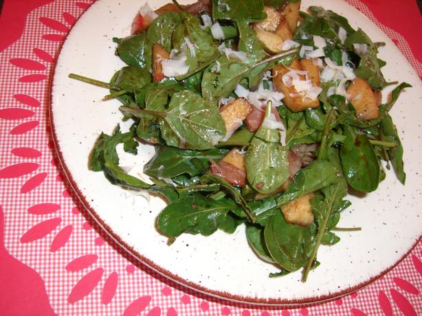 Honeycrisp, Arugula, and Prosciutto Salad. Photo by Chef*Lee