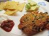 Black Bean, Corn, and Cheddar Fritters. Recipe by Lizzymommy