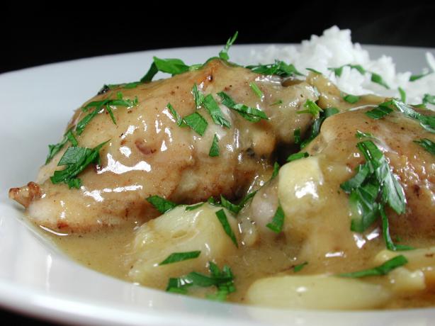 Chicken Thighs With Lemon Garlic. Photo by Chef floWer