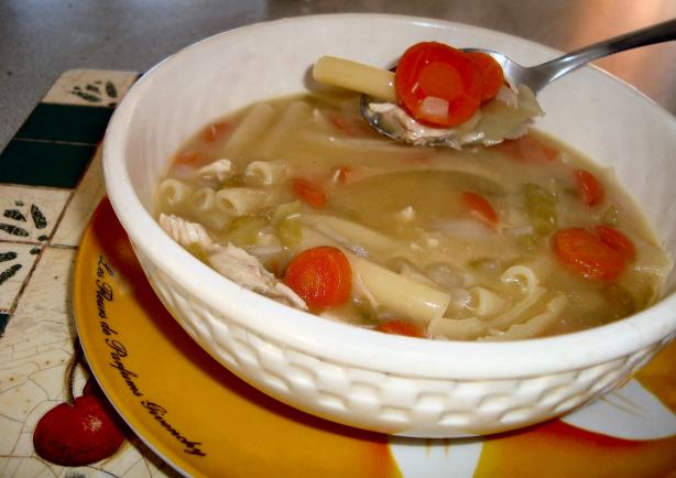 Chicken Noodle Soup. Photo by happynana