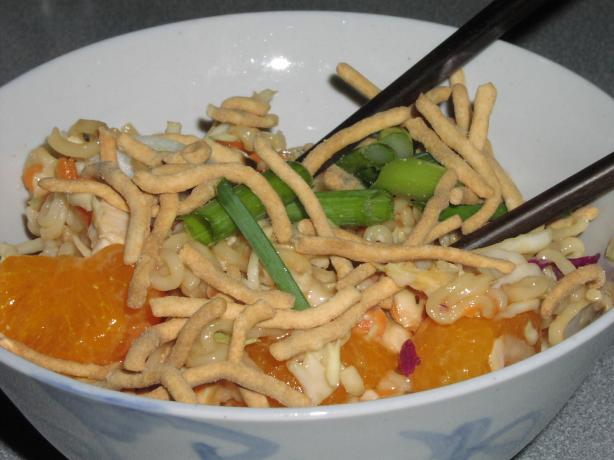 Pvw's Slap Me I'm so Simple Asian Inspired Salad. Photo by TeresaS
