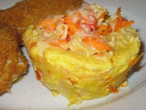 Mini Ramen Noodle Frittatas. Photo by Lori Mama