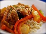 Mandarin Pork Stir-Fry With Sesame Noodles