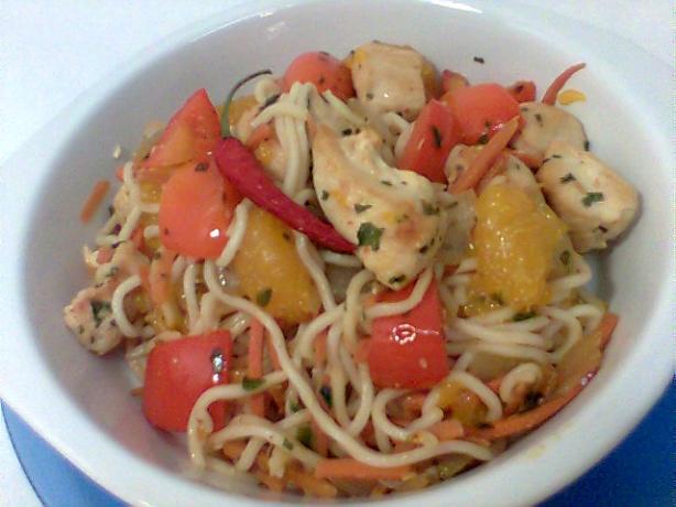 Thai Chicken Saute With Basil & Mandarins. Photo by Diana #2