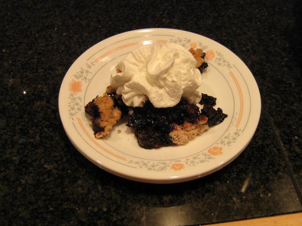 Warm Blueberry Cobbler. Photo by Lola59