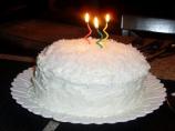 Three-Layer Italian Coconut Cream Cake