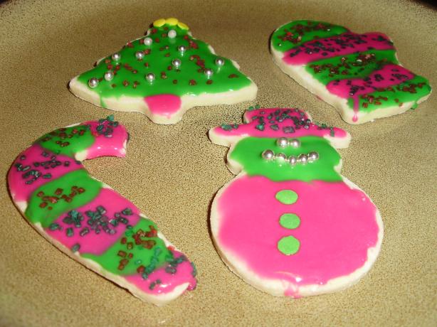 Low-Fat Holiday Sugar Cookies With Icing That Hardens. Photo by I Can't Believe It's Healthy