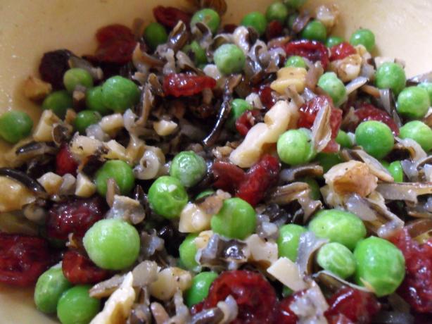 Cranberry Edamame Wild Rice Salad. Photo by Wish I Could Cook