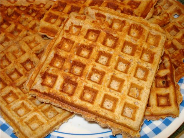 Nutty Honey Oatmeal Waffles. Photo by HisPixie