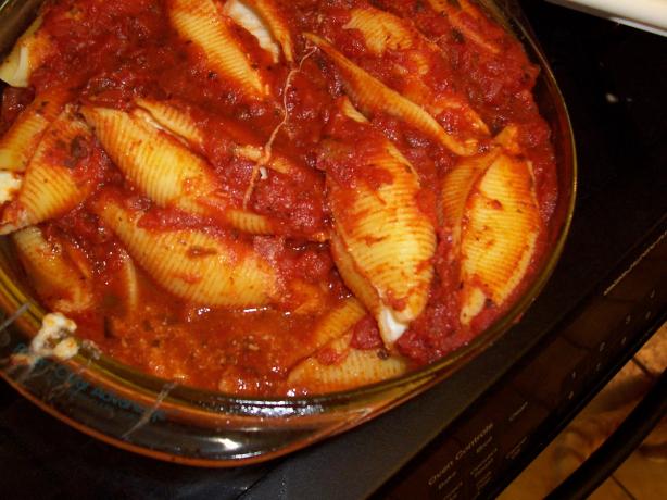 Super-Cheesy Stuffed Shells. Photo by Debbie R.