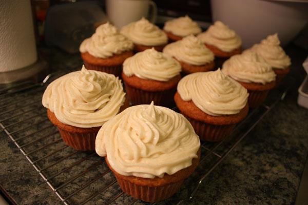 Spiced Pumpkin Cupcakes. Photo by soursugar