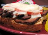 Open-Faced Roast Beef Sandwich