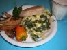Eggs Florentine Breakfast Menu (Lite-Bleu). Recipe by 2Bleu