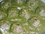 Methi Kofta in Palak Gravy. Photo by Udita