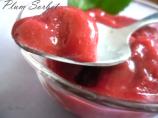plum sorbet