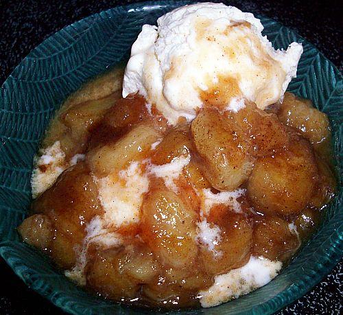 Microwaved Bananas Foster. Photo by diner524
