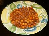 Spicy Chickpeas W/ Beef and Cilantro
