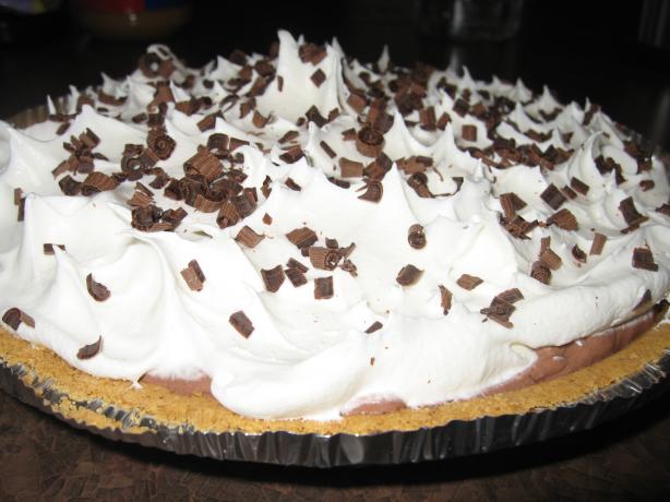Chocolate Sour Cream Pie. Photo by Lori Ann D