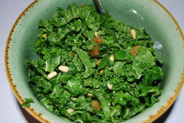 Farmers Market Kale Salad. Photo by Lilmsbritches