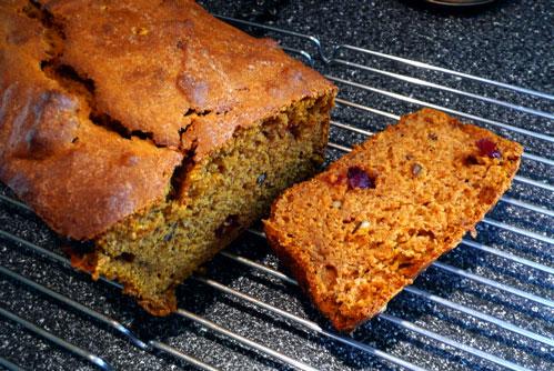 Purfect Pumpkin Bread. Photo by Mikekey