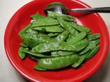 Microwave Snow Peas
