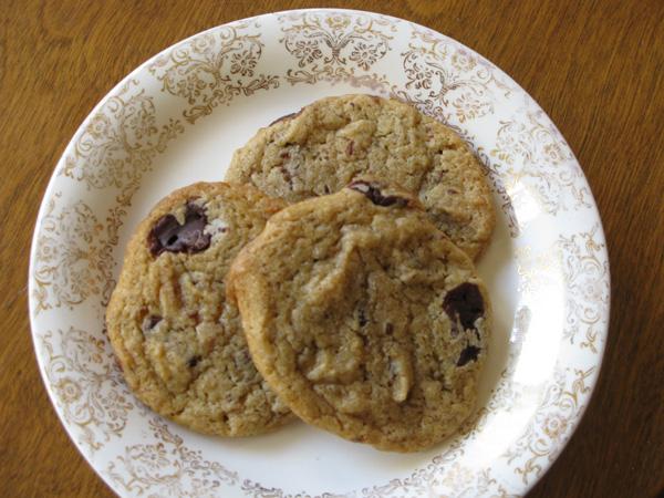 Soft N' Chewy Vegan Chocolate Chip Cookies. Photo by MellyLou