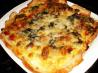 Sausage, Roasted Red Pepper, and Spinach Torta Rustica. Recipe by Shelby Jo
