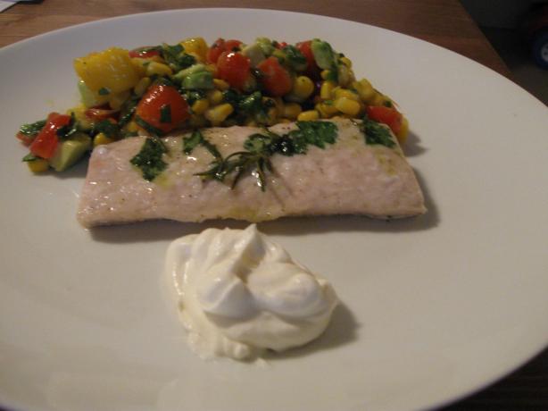 Grilled Mahi-Mahi with Mango Habanero Salsa. Photo by Alethia