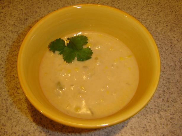 Hearty Corn, Chile and Potato Soup. Photo by Julie F
