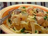 Salmon Fettuccini