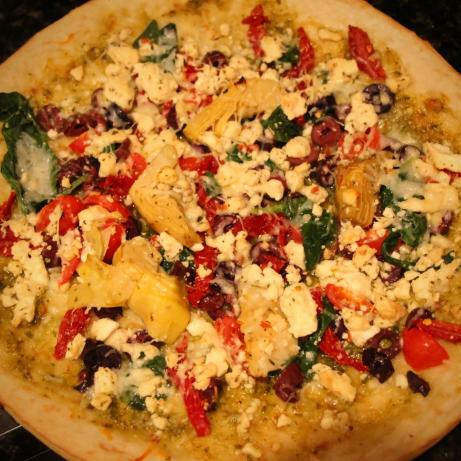 Easy Mediterranean Pizza. Photo by ndea_rayne