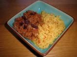 Qaubuli Palau (Yellow Rice With Carrots and Ground Beef). Photo by Iceland