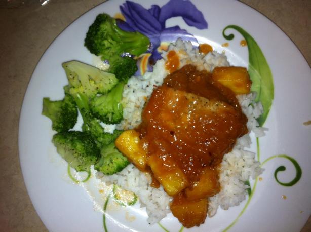 Pineapple Pork Chops. Photo by Kirstentcamp73
