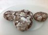 Chocolate Mint Snow Top Cookies. Recipe by Az G