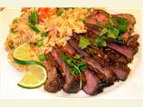 Grilled Thai Sirloin with Tangy Lime Sauce