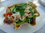 Salads in Tortilla Shells