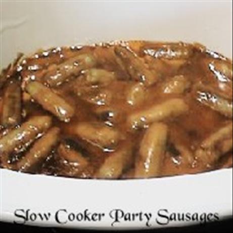 Slow Cooker Party Sausages. Photo by HOUSEMANAGER (Charlene)