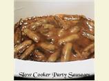 Slow Cooker Party Sausages. Photo by HOUSEMANAGER (Charlene)