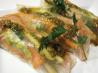 Veggie Spring Rolls With Chimichurri Sauce