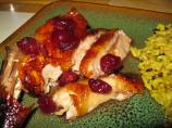 Roast Duck With Cranberry Glaze