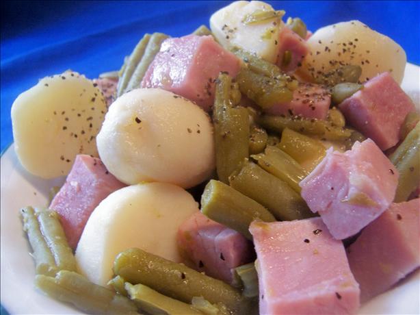 Ham,  Green Beans and Potatoes (Crock Pot). Photo by *Parsley*